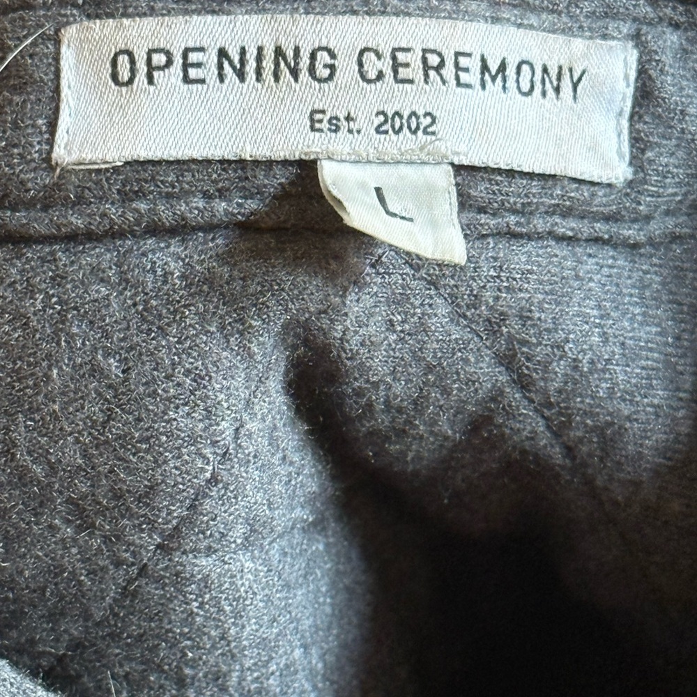 Opening Ceremony Charcoal Wool Outerwear